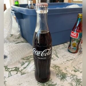 Coca-Cola Bottle with Black and White Logo